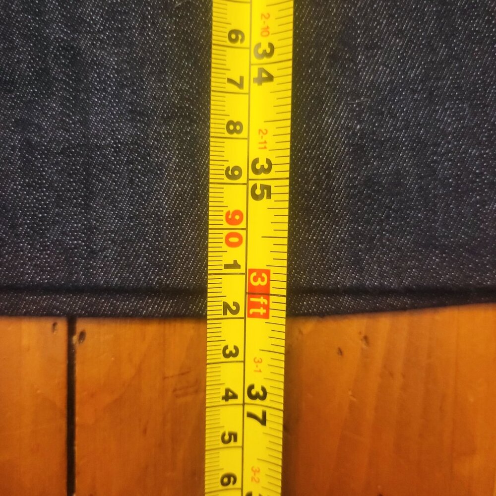 Ann Taylor Denim Sleeveless Back Zipper Fitted Shift Dress = Size 8P - Picture 9 of 11
